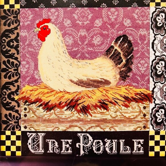 Artiste Counted Cross Stitch "Une Poule" Kooler Design - NWT (2015) - Picture 3 of 11